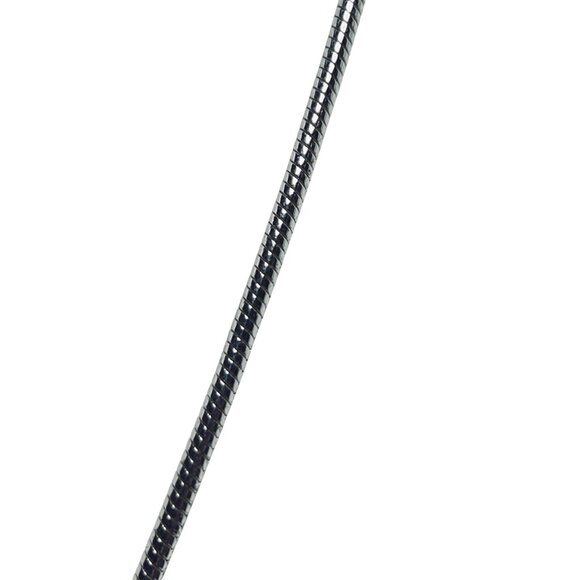 Best Silver Tone Snake Chain Necklace With Palm Tree Pendant & Earrings (5818) - Picture 6 of 10